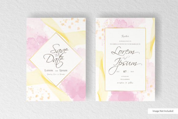 Download Abstract Wedding Invitation Frame Design - Premium Resources